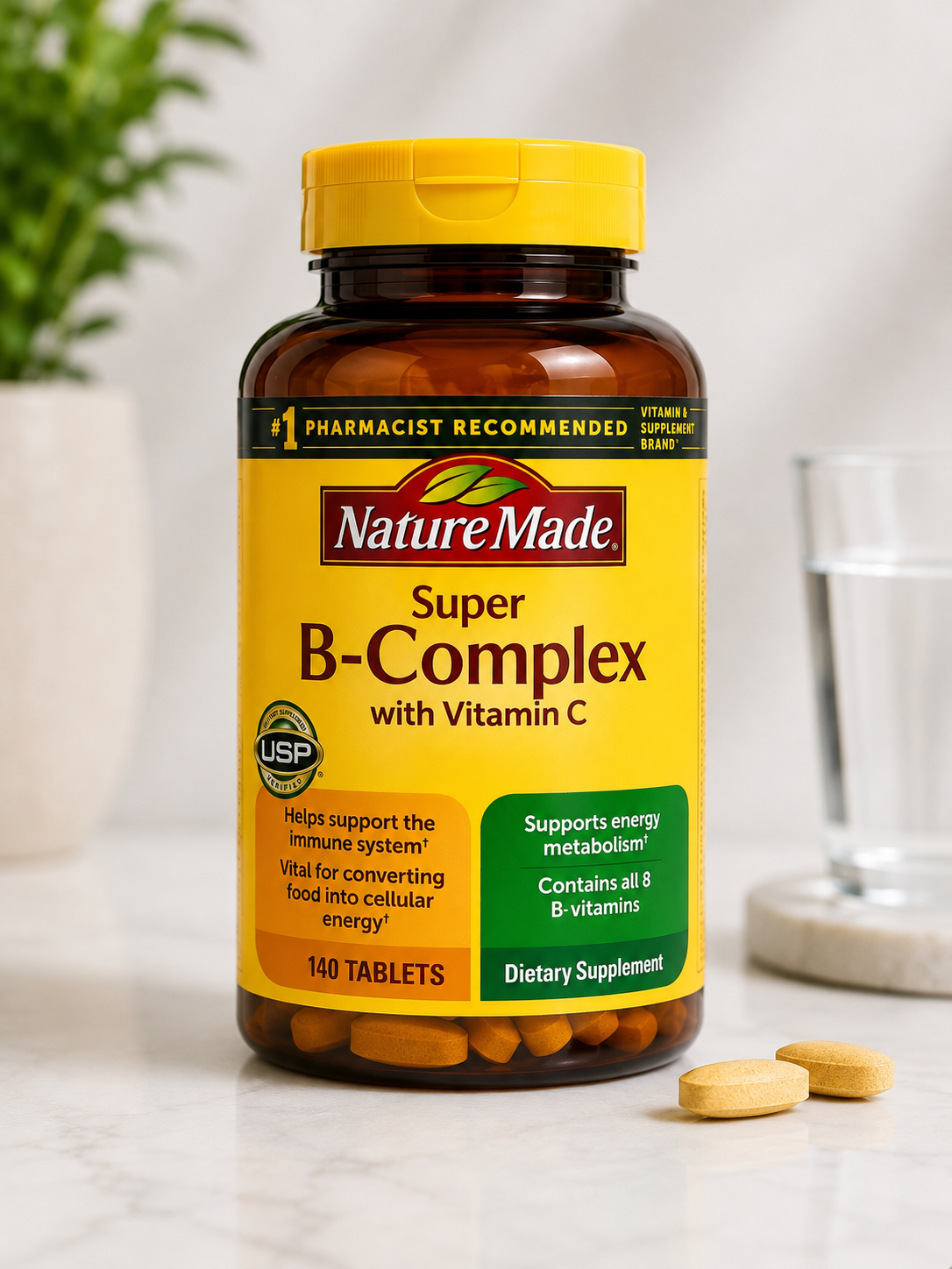 Nature Made Super B-Complex with Vitamin C