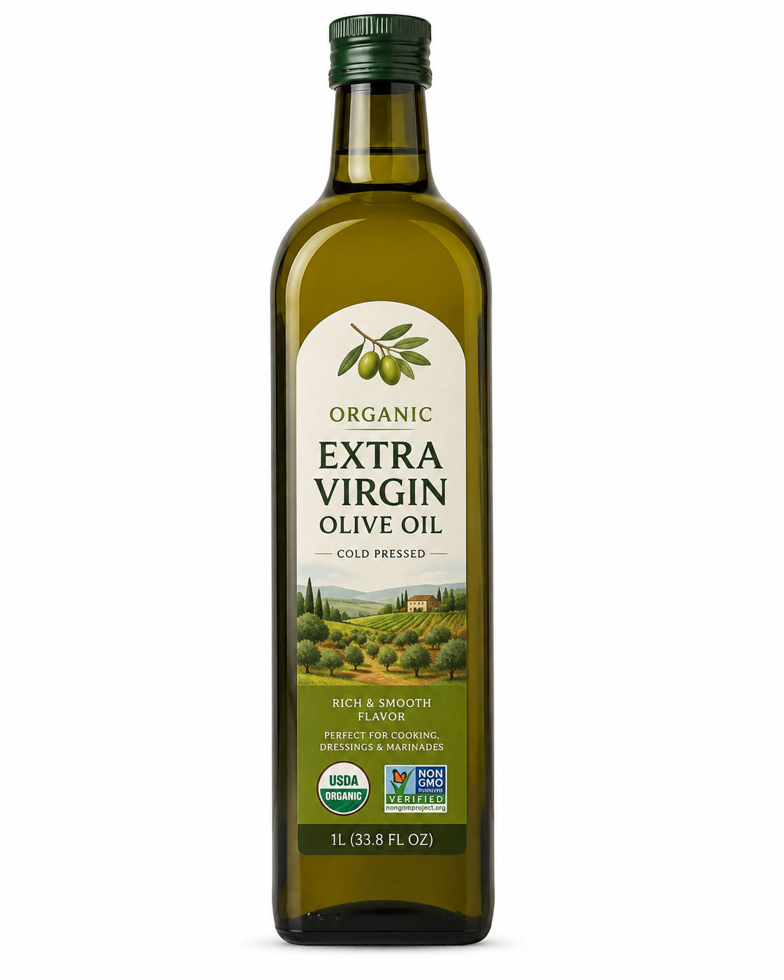 Organic Extra Virgin Olive Oil — 1L